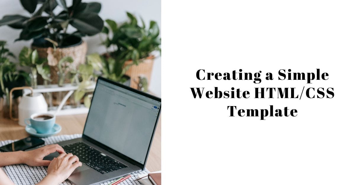 Simple Website HTML CSS Template