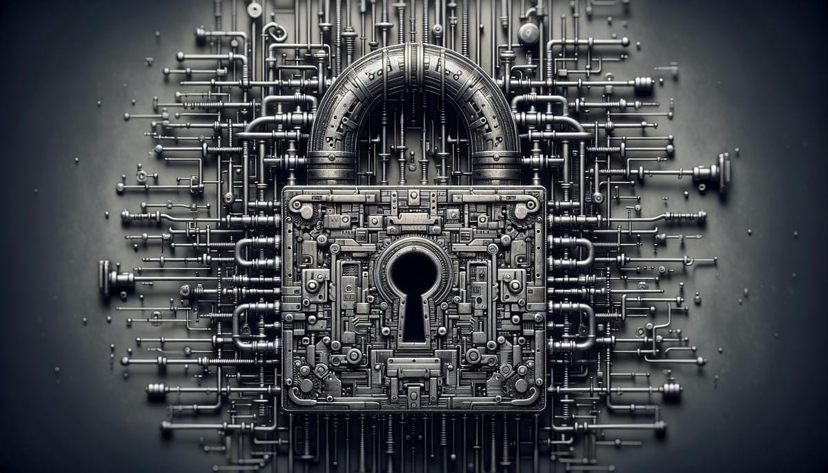 A lock representing the security of sensitive information in application logs